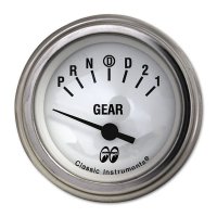MOON Equipped 2inch Gear Indicator 4 Speed  (White)