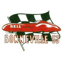 HOT ROD Sticker BONNEVILL 53 Sticker