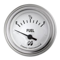 MOON Equipped 2inch Fuel Level 0-30 -67GM Type  (White)