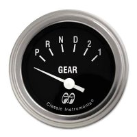 MOON Equipped 2inch Gear Indicator 3 Speed  (Black)