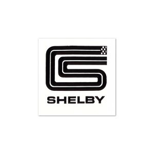 Photo1: HOT ROD Sticker Carol Shelby Square Decal