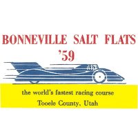 HOT ROD Sticker BONNEVILLE SALT FLATS '59 Sticker