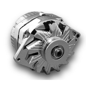 Photo1: Chrome Alternator - 100amp GM '71-'86