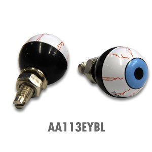 Photo1: License Bolt Eyeball Blue