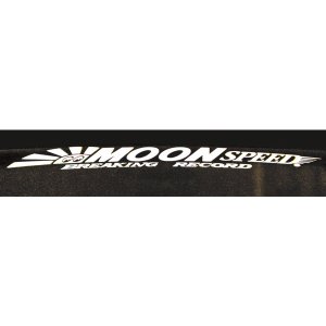 Photo1: MOON Speed Logo Decal Small
