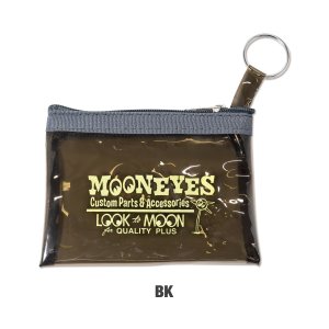 Photo3: MOON Key Ring Zippered Pouch