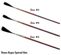 Scharff "KAZAN" Liner Brushes