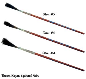 Photo1: Scharff "KAZAN" Liner Brushes