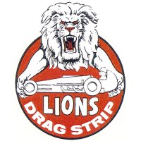 HOT ROD Sticker LIONS DRAG STRIP Sticker