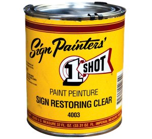 Photo1: 1 Shot Sign Restoring Clear 4003