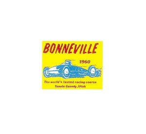 Photo1: HOT ROD Sticker BONNEVILLE 1960 Sticker