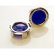 Photo1: Glass Blue Dot (1)