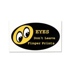 Photo1: Don't Leave Finger Prints Sticker