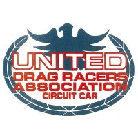 HOT ROD Sticker UNITED DRAG RACER ASSOCIATION CIRCUIT CAR Sticker
