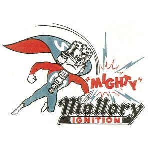 Photo1: HOT ROD Sticker Mallory IGNITION Sticker