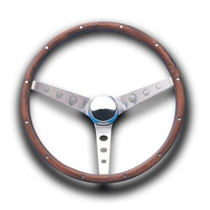 Photo1: Grant Classic Ford Model Wood Steering Wheel 34cm