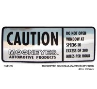 MOONEYES CAUTION Sticker