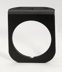 2 5/8inch Black Alumi Gauge Panel 1Hole