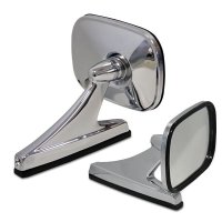 70's Style Square Mirror (Japanese Domestic, Left and right share)  GT800