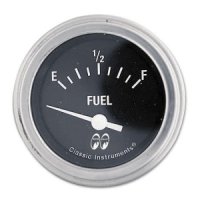 MOON Equipped 2inch Fuel Level 0-30 -67GM Type  (Black)