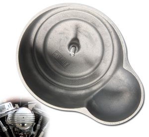 Photo2: MOON Original Finned Gourd Shape Air Cleaner Cover