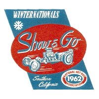 HOT ROD Sticker 1962 NHRA WINTERNATIONALS Show & Go