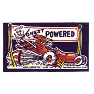 Photo1: HOT ROD Sticker HONEST POWERED Sticker