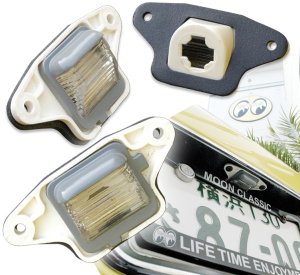 Photo1: Chevy El Camino License Plate Lamp Assembly for '78-'87