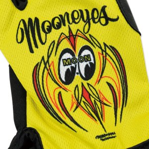Photo6: MOON Pinstriping Mesh Gloves