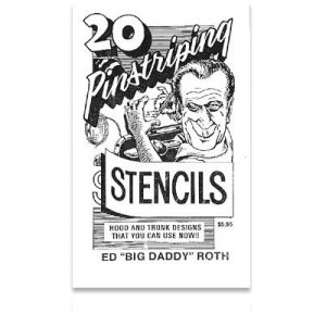 Photo1: Ed "Big Daddy" Roth's 20 Pinstriping Stencils*