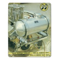 Moon Vintage Sign Plate 1973 Back Cover