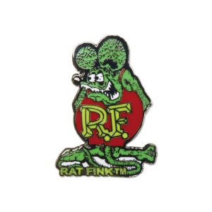 Photo5: Rat Fink Hat Pin Green
