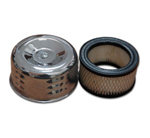 Photo2: Chrome Air Cleaner Cover & Filter