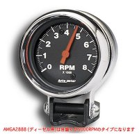 Performance  5000RPM Black Mini Tachometer for Diesel