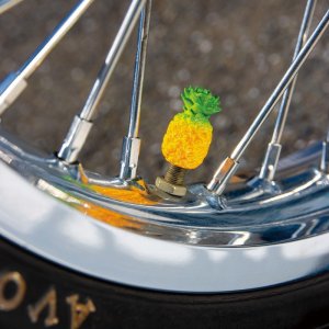 Photo4: BLUE PANIC Original Pineapple Air Valve Stem Cap