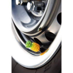 Photo3: BLUE PANIC Original Pineapple Air Valve Stem Cap