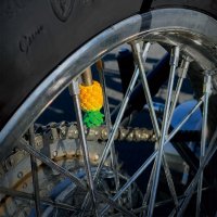 BLUE PANIC Original Pineapple Air Valve Stem Cap