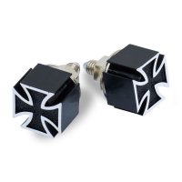 Iron Cross Black License Bolt