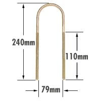 Small U Bolt for Jimny before JA111 (Front right)
