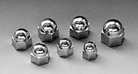 Chrome Bolt Cap  1/2inch (About 12mm)