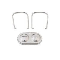 Chrome Brake Master Cylinder Cover 3 inchx5 3/4 inch