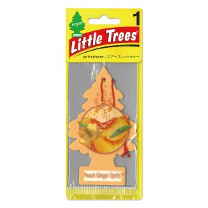 Photo1: Little Tree Paper Air Freshener Peach Ginger Spritz