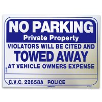 NO PARKING