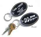 Additional Images1: MOON Equipped Oval Rubber Key Ring