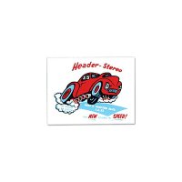 HOT ROD Sticker Doug's Header-Stereo Sticker