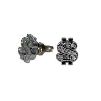 Dollar Chrome License Bolt