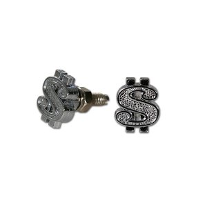 Photo1: Dollar Chrome License Bolt
