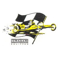 HOT ROD Sticker CRAGAR EQUIPPED Sticker