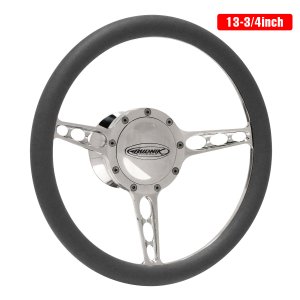 Photo1: Budnik Steering Wheel Tri-Oval 13-3/4inch