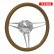 Photo1: Budnik Steering Wheel Velocity 13-3/4inch (1)